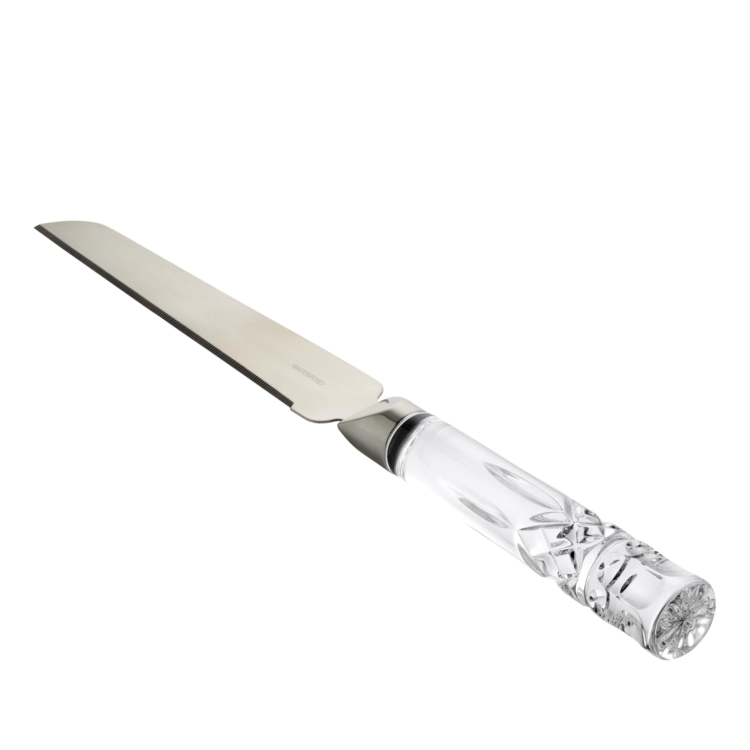 Waterford Lismore 13-Inch Clear Crystal Cake Knife - Elegant Wedding, Anniversary & Special Occasion Dessert Serving Cutlery