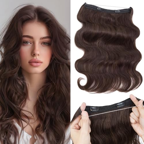 Wavy-Dark Brown