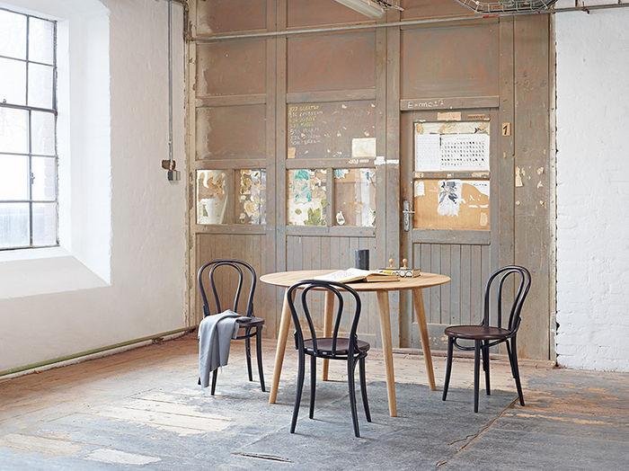 Malmo Dining Table by Ton – Modern Scandinavian Dining Table for Home & Restaurant – Perfect for Family Dinners & Entertaining Guests