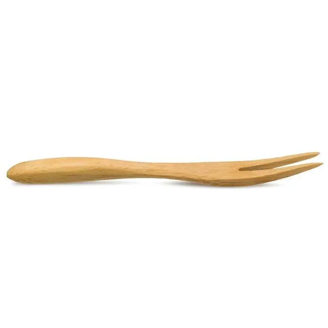 Eco-Friendly Bamboo Mini Forks - 3.5 Inch Disposable Cutlery for Picnics, Parties & Travel | Sustainable & Compostable