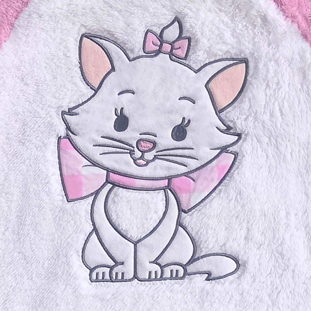 Disney Marie The Aristocats Fleece Pajama Set for Girls - Soft & Cozy Winter Sleepwear for Kids, Perfect for Bedtime, Christmas Gifts & Family Movie Nights