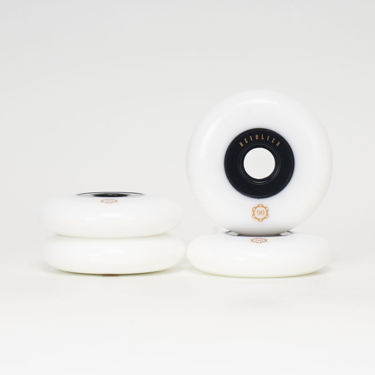 90mm Revolver Wheels - High-Performance Skateboard Wheels for Smooth Rides & Tricks | Perfect for Street Skating & Park Performance