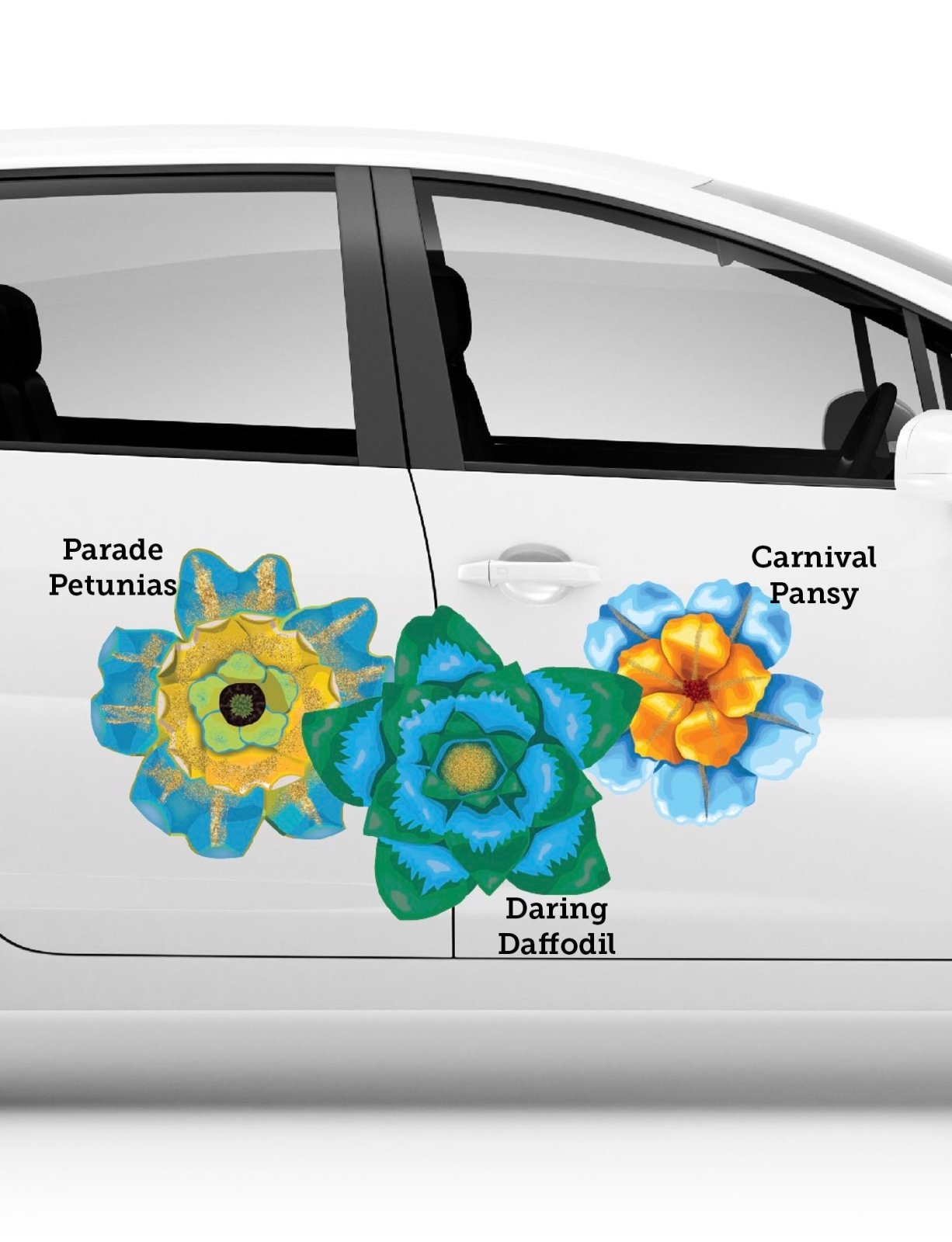 Daring Daffodils Decals - Premium Waterproof Vinyl Stickers for Laptops, Cars & DIY Crafts - Perfect for Home Decor, Scrapbooking & Gift Personalization