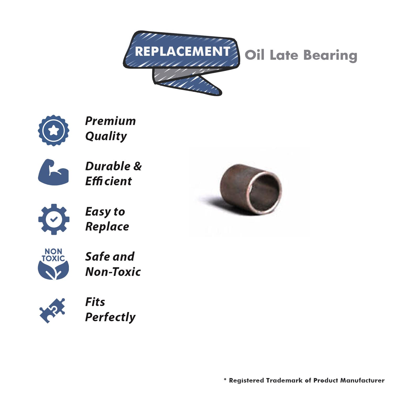 Original Kirby Vacuum Cleaner Oil Lite Bearing Replacement Part #137973S - Compatible with Kirby Models | Durable Vacuum Accessory for Home Cleaning & Maintenance