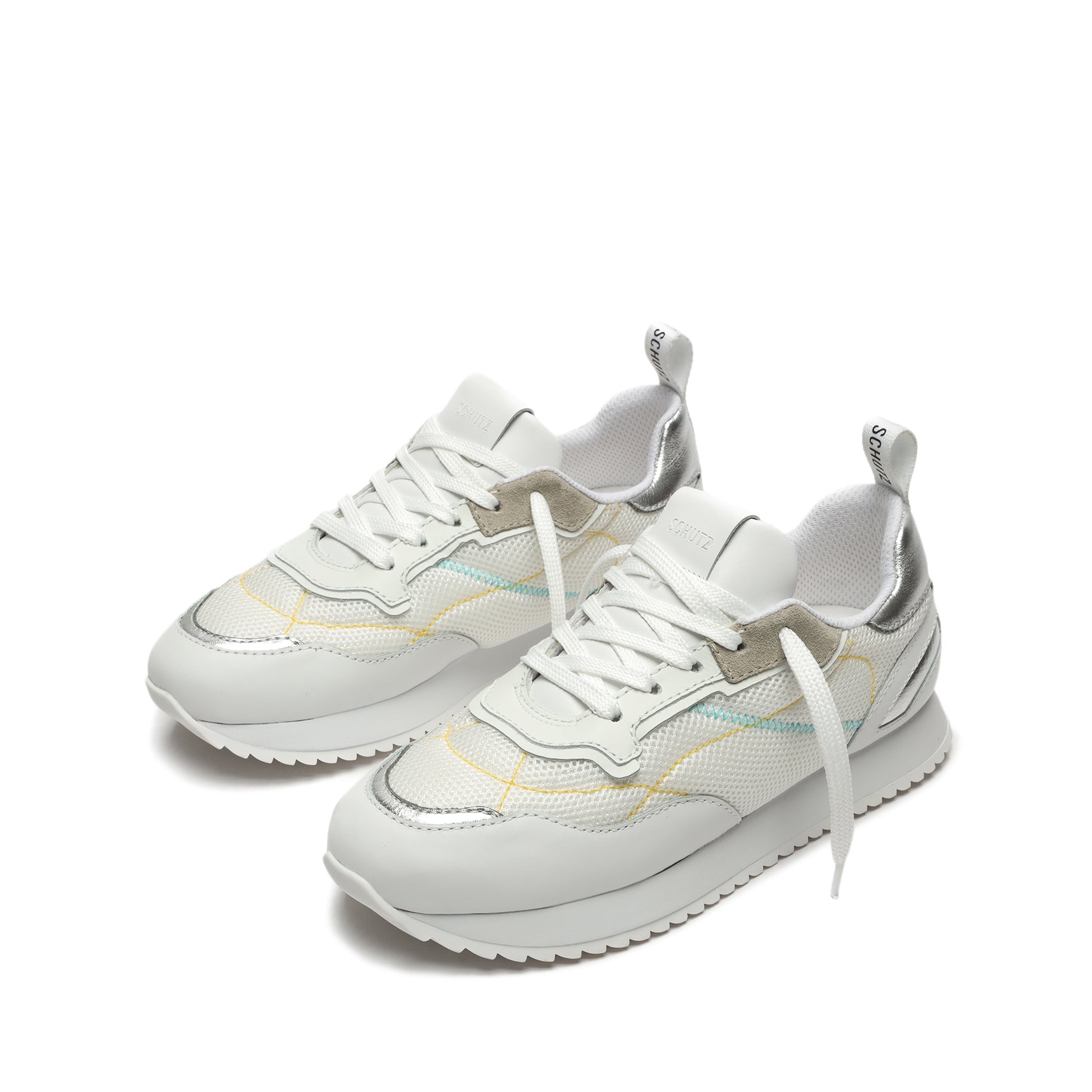 Stylish Penny Mixed Media Sneakers for Women & Men - Trendy Casual & Athletic Shoes for Running, Walking & Everyday Wear