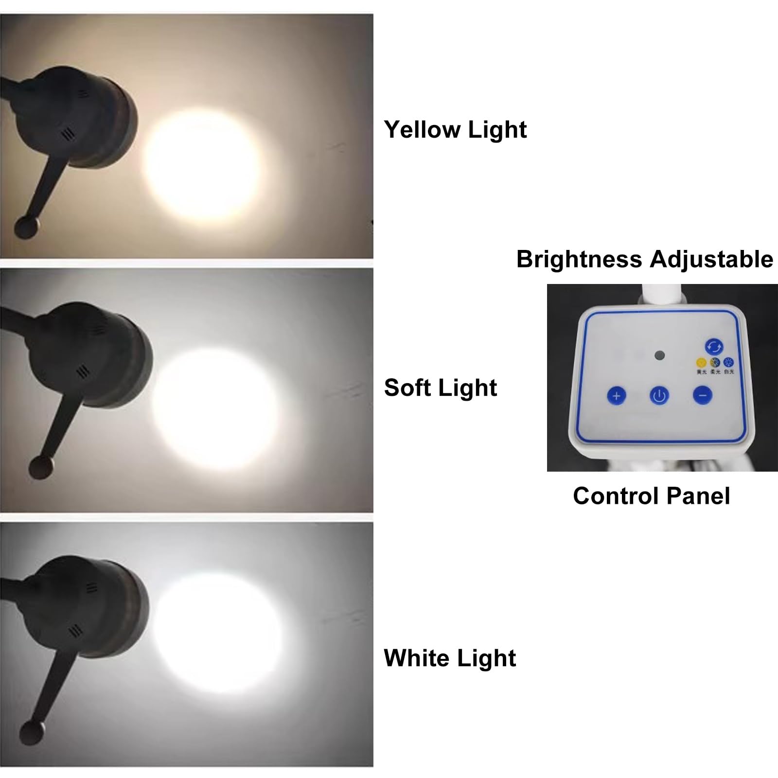 LED Surgical Examination Light - 360° Rotating Gooseneck Medical Lamp for Dental, Gynecological & Oral Procedures with Sturdy Base & 5 Silent Wheels - Perfect for Hospitals, Clinics & Emergency Rooms