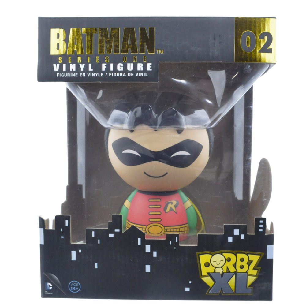 Funko Dorbz XL Robin (Batman) 02 - Collectible Vinyl Figure for DC Comics Fans - Perfect for Display, Gifts, and Batman Collections