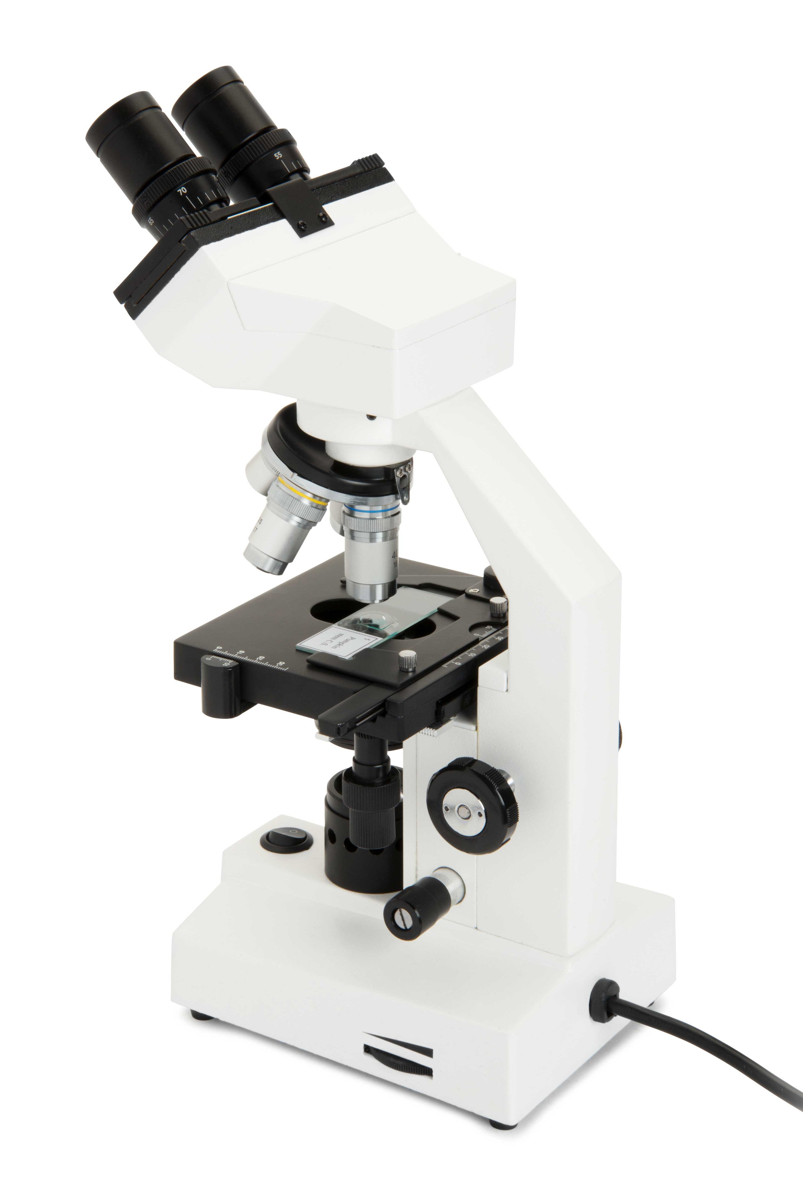 Celestron CB2000CF Compound Microscope 40X-2000X Magnification with LED Illumination - Perfect for Biology, Lab Research & Classroom Education