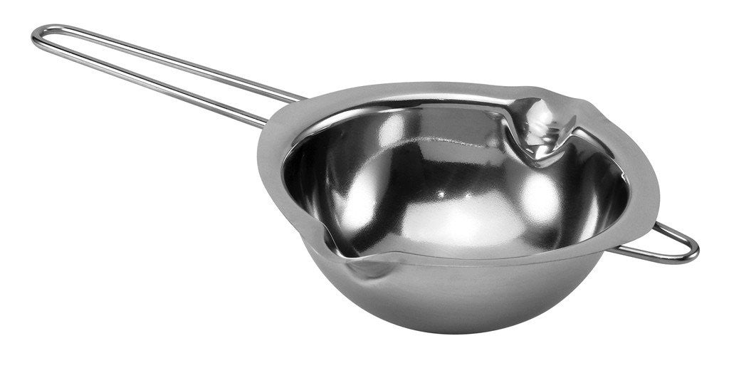 Avanti Stainless Steel Melting Pot with Handle - Perfect for Chocolate, Cheese, and Fondue - Ideal for Home Kitchens, Candy Making, and DIY Crafts