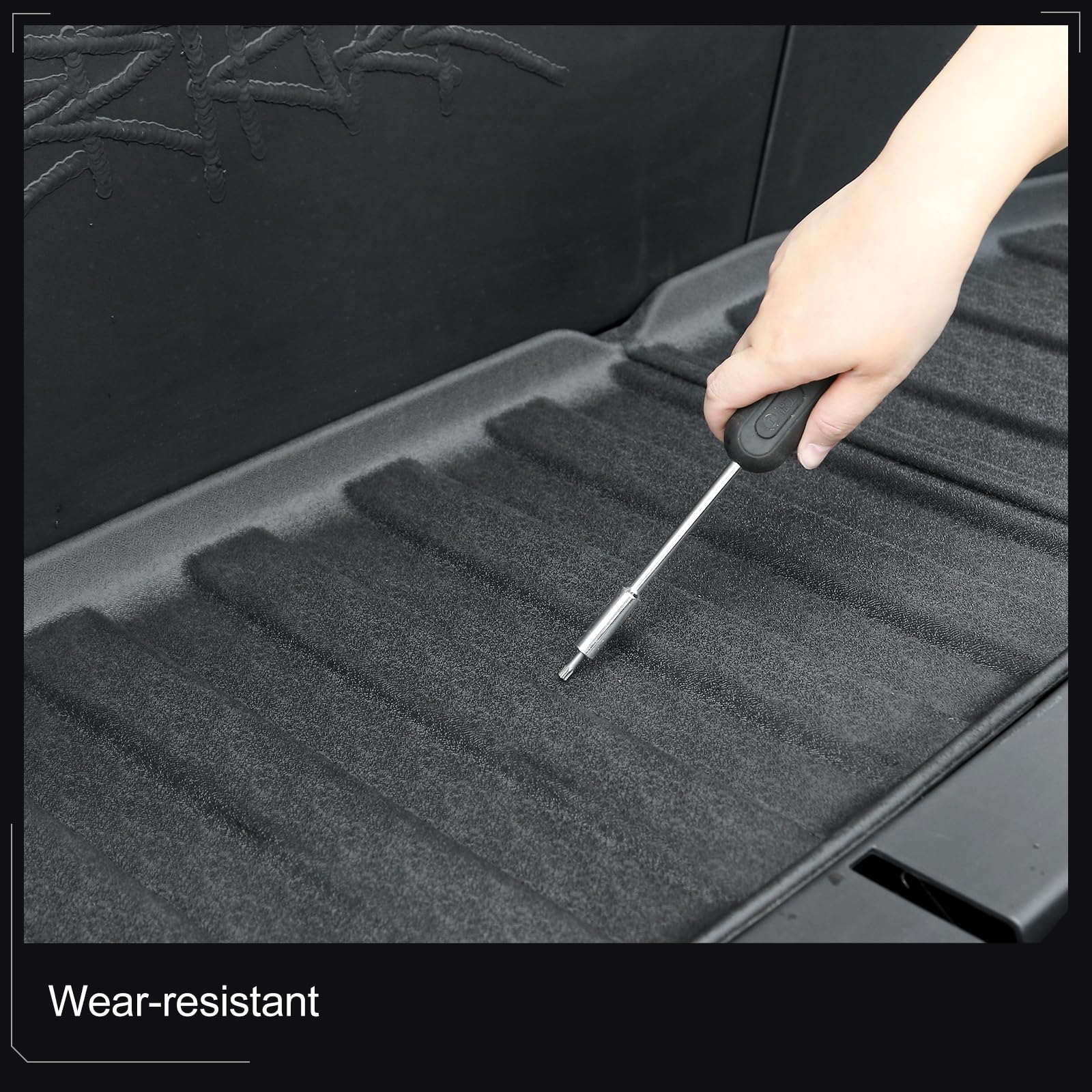 Premium Tesla Cybertruck Cargo Liner - Heavy Duty Front Trunk Mat & Sub Bed Storage Protector | Waterproof & Anti-Slip Accessories for Camping, Road Trips & Outdoor Adventures