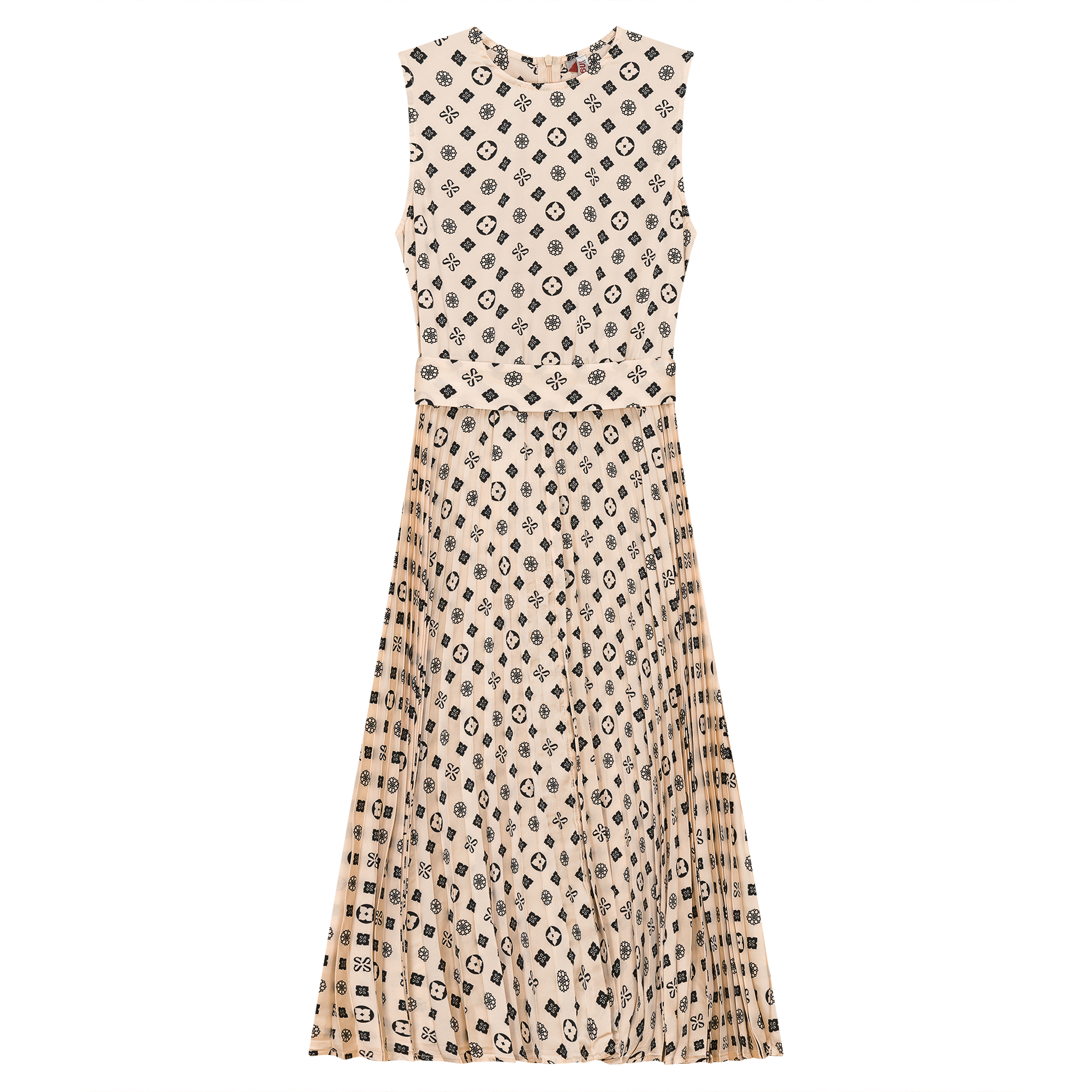 Slinky Printed Midi Jumper Dress for Women - Stretchy Comfortable Casual Outfit for Spring Summer Fall - Perfect for Office, Date Night & Weekend Brunch