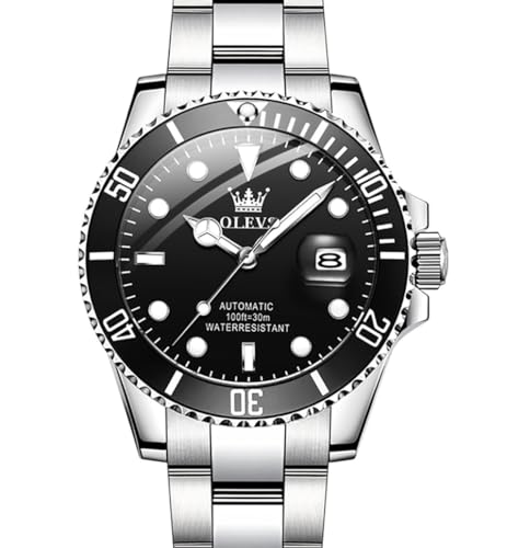 Silver black watches