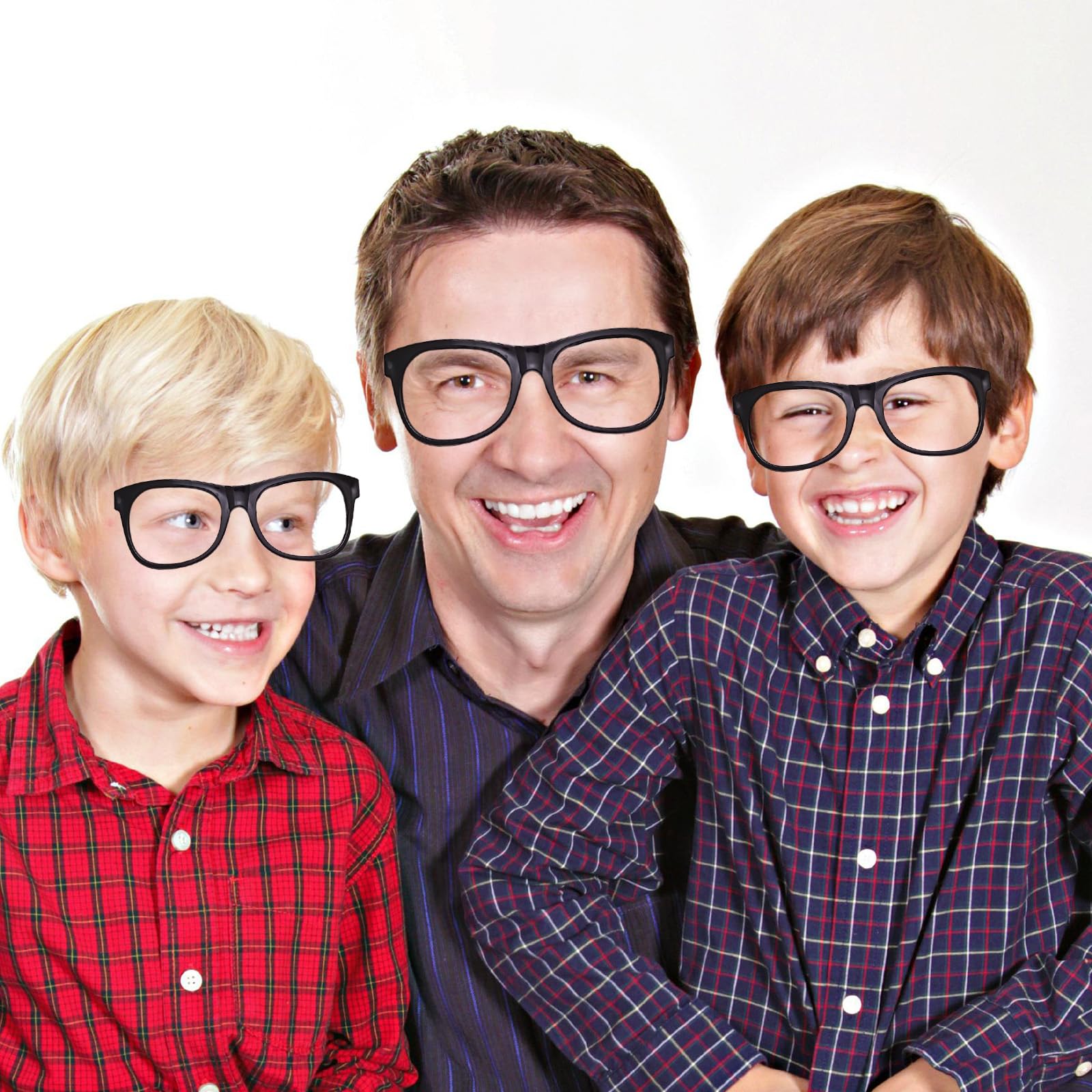 12 Pack Neon Frame Costume Glasses (No Lens) - Halloween Party Decorations, Birthday Party Favors, Cosplay Accessories & Photo Booth Props for Adults & Kids