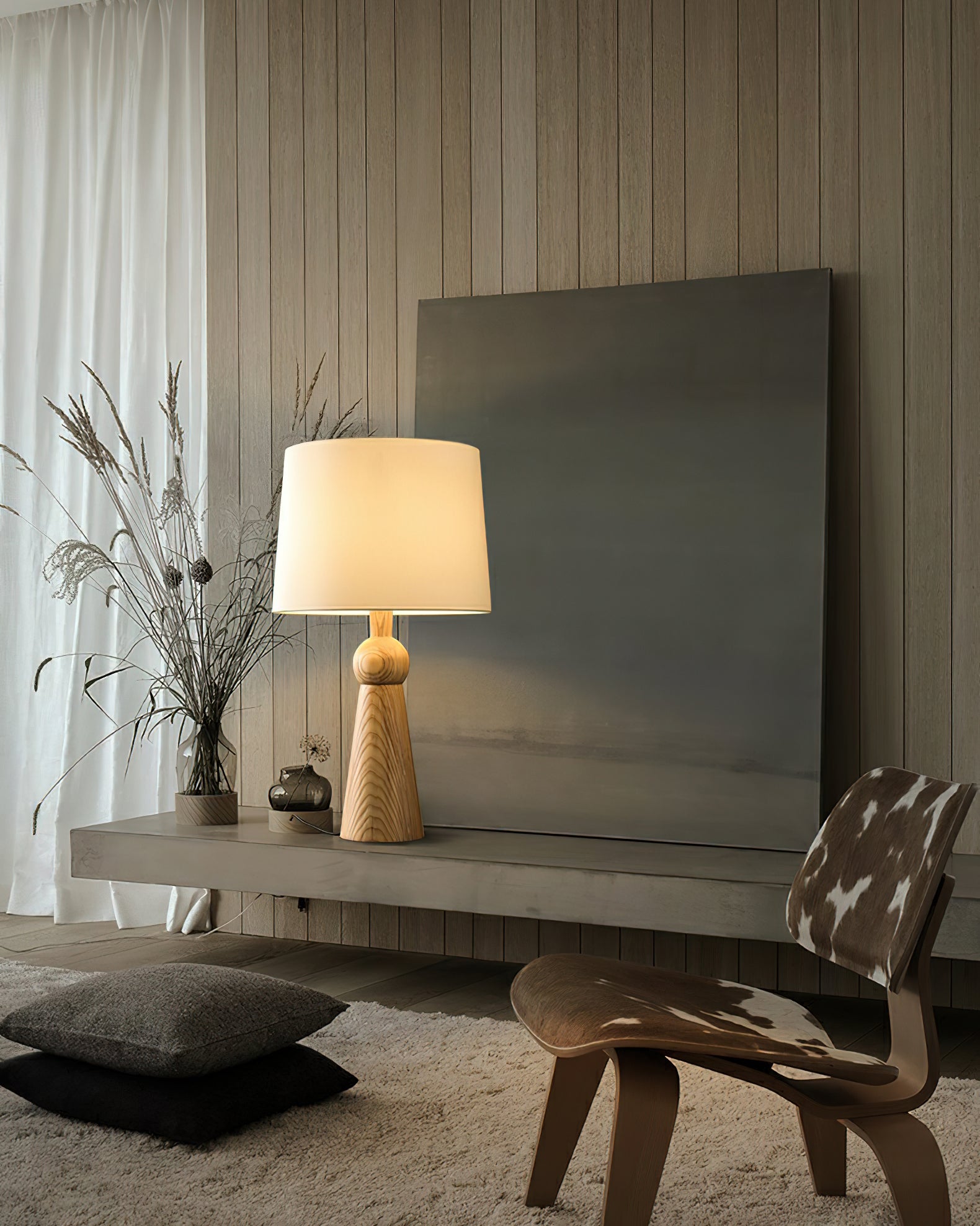 Bella Modern LED Table Lamp with USB Port - Adjustable Brightness for Bedroom, Living Room, and Office Desk Lighting