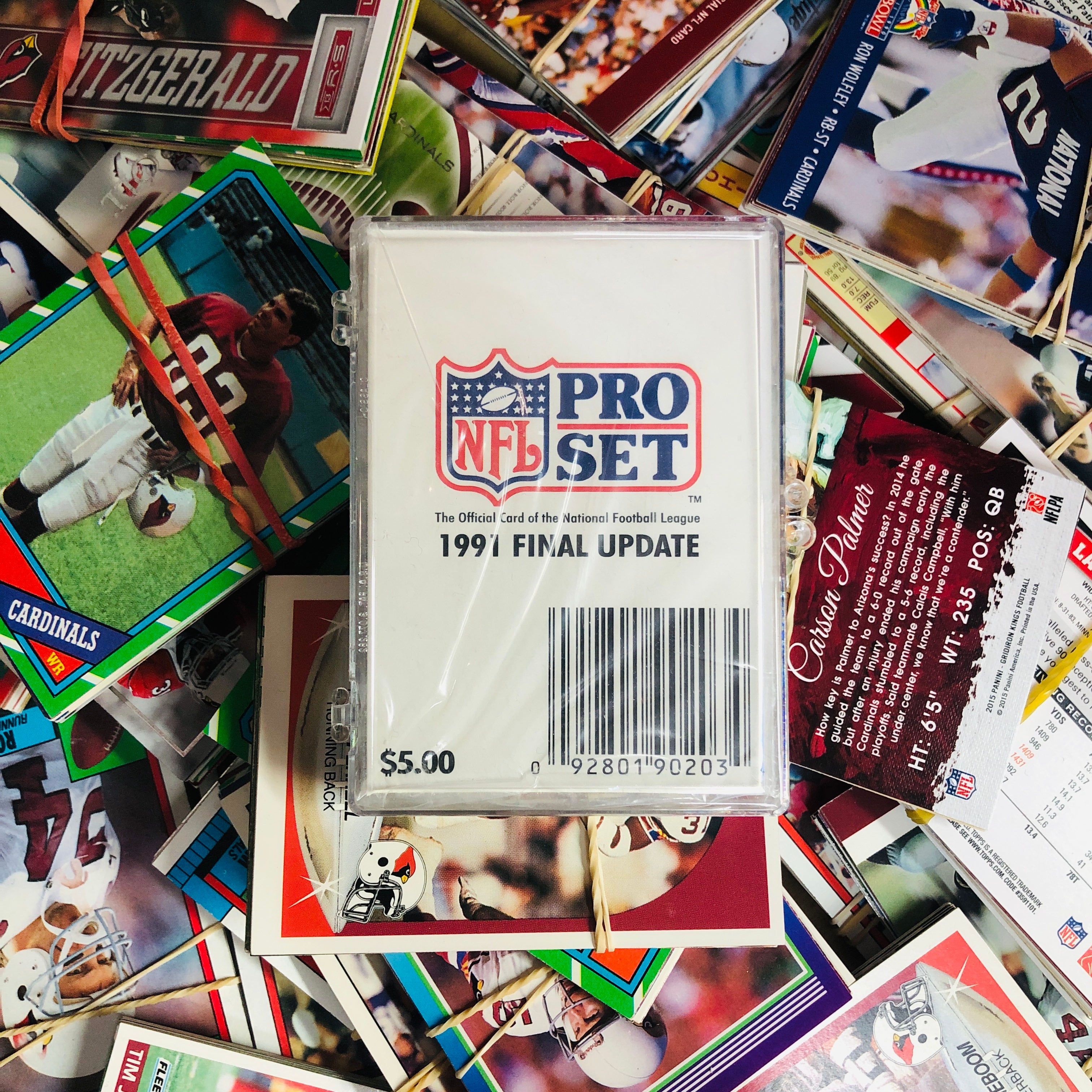 1991 NFL Pro Set Trading Cards - Unopened Vintage Football Card Collection for Collectors & Fans | Perfect for Sports Memorabilia Displays, Gift Giving & Investment
