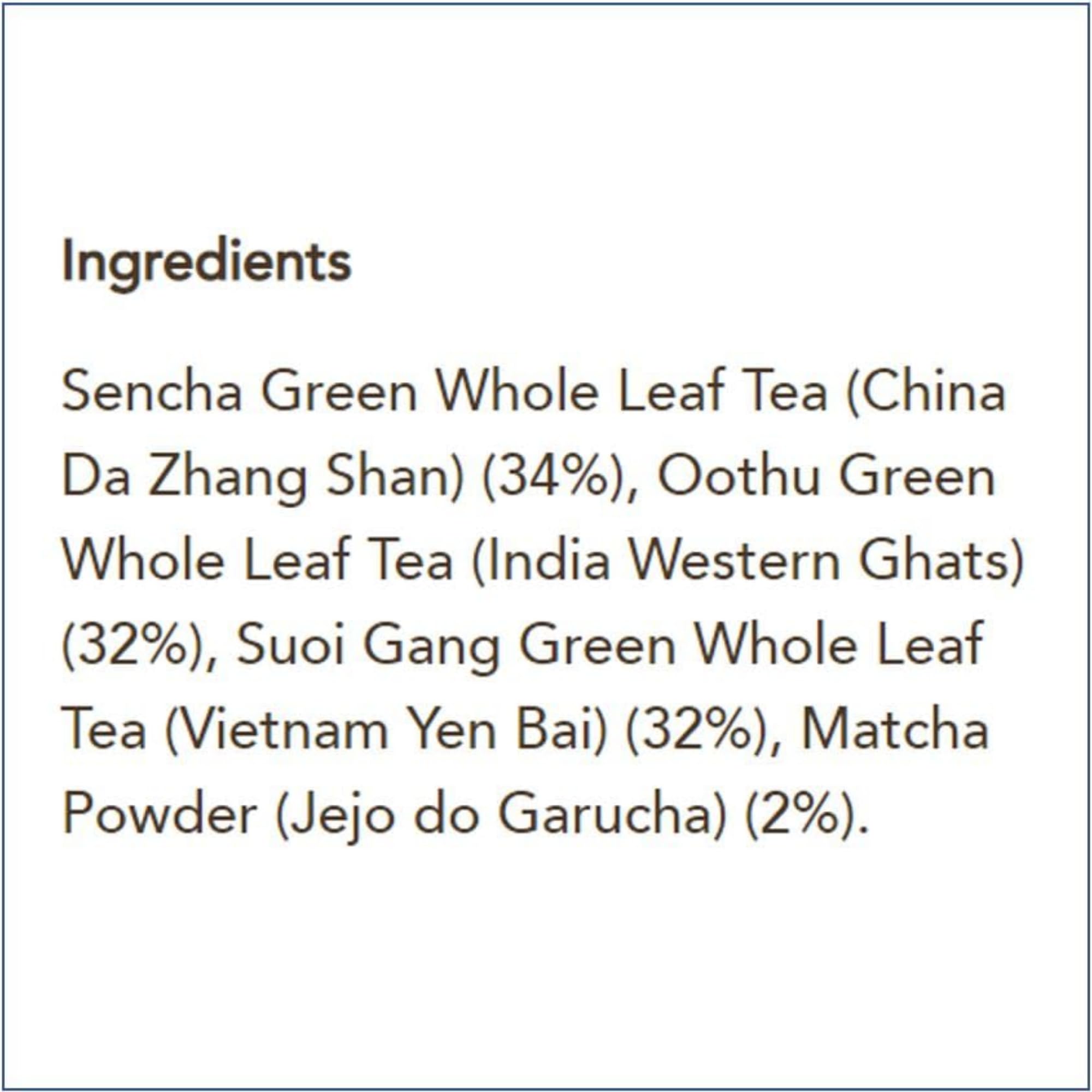 Organic Supreme Matcha Green Tea Bags - Pukka Herbal Tea (20 Count) | Antioxidant-Rich, Energy-Boosting for Morning & Afternoon Wellness