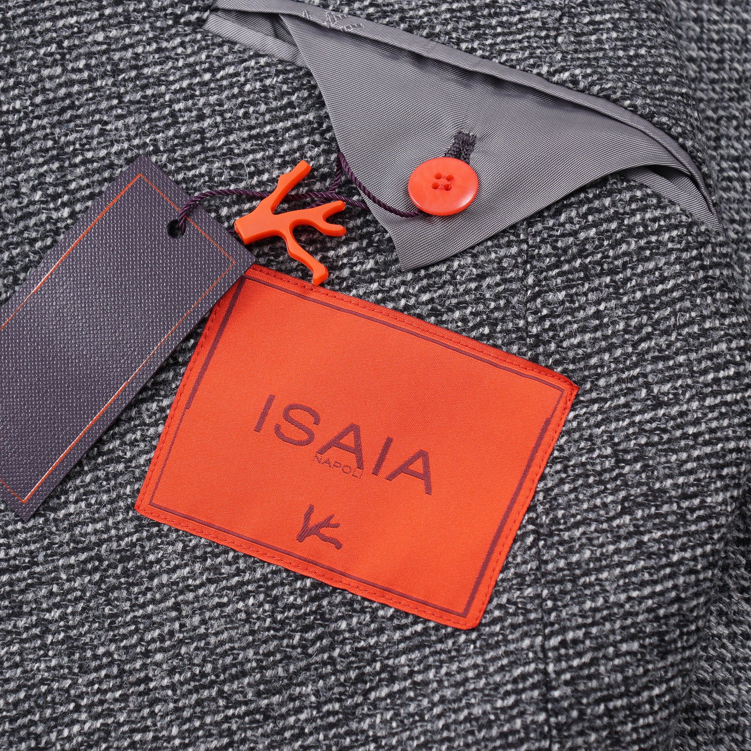 Isaia Slim Fit Wool Cashmere Sport Coat for Men - Premium Italian Tailored Blazer for Business & Formal Occasions - Office, Weddings & Special Events