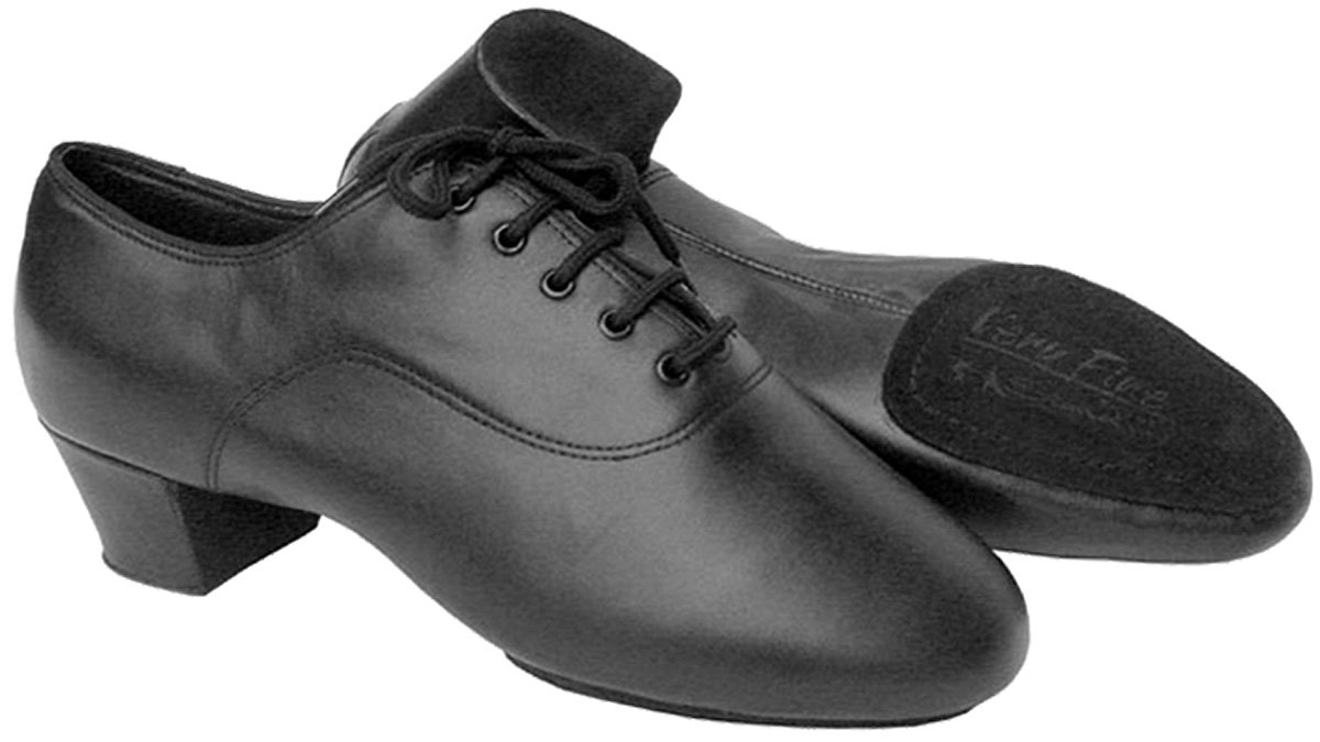 Premium Men's Ballroom Dance Shoes for Tango, Wedding & Salsa - Latin Dance Shoes S417EB with 1.5