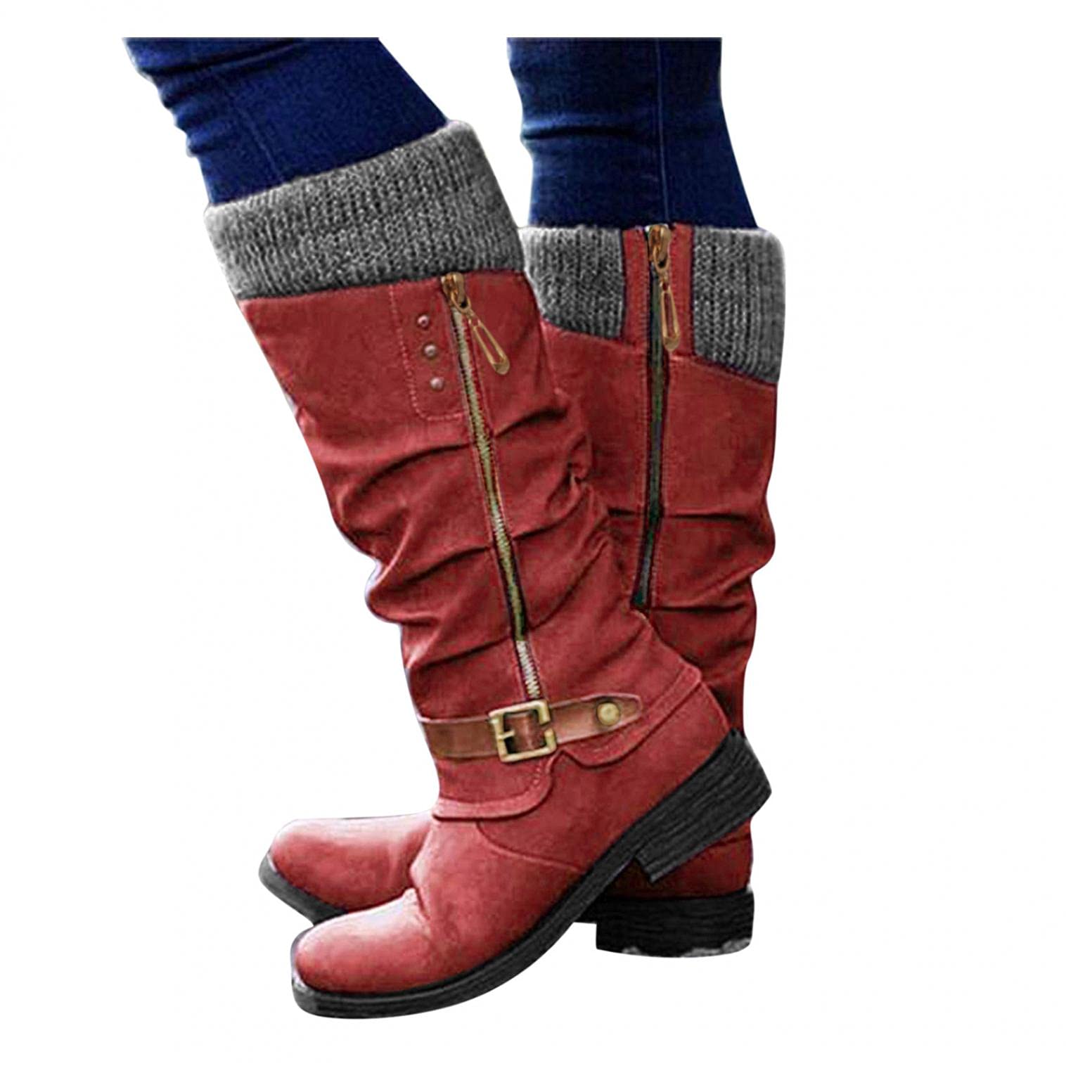 Vintage Women's Ankle Boots - Chunky Heel Combat Booties with Lace Up Design for Casual & Street Style Outfits | Perfect for Fall & Winter Fashion