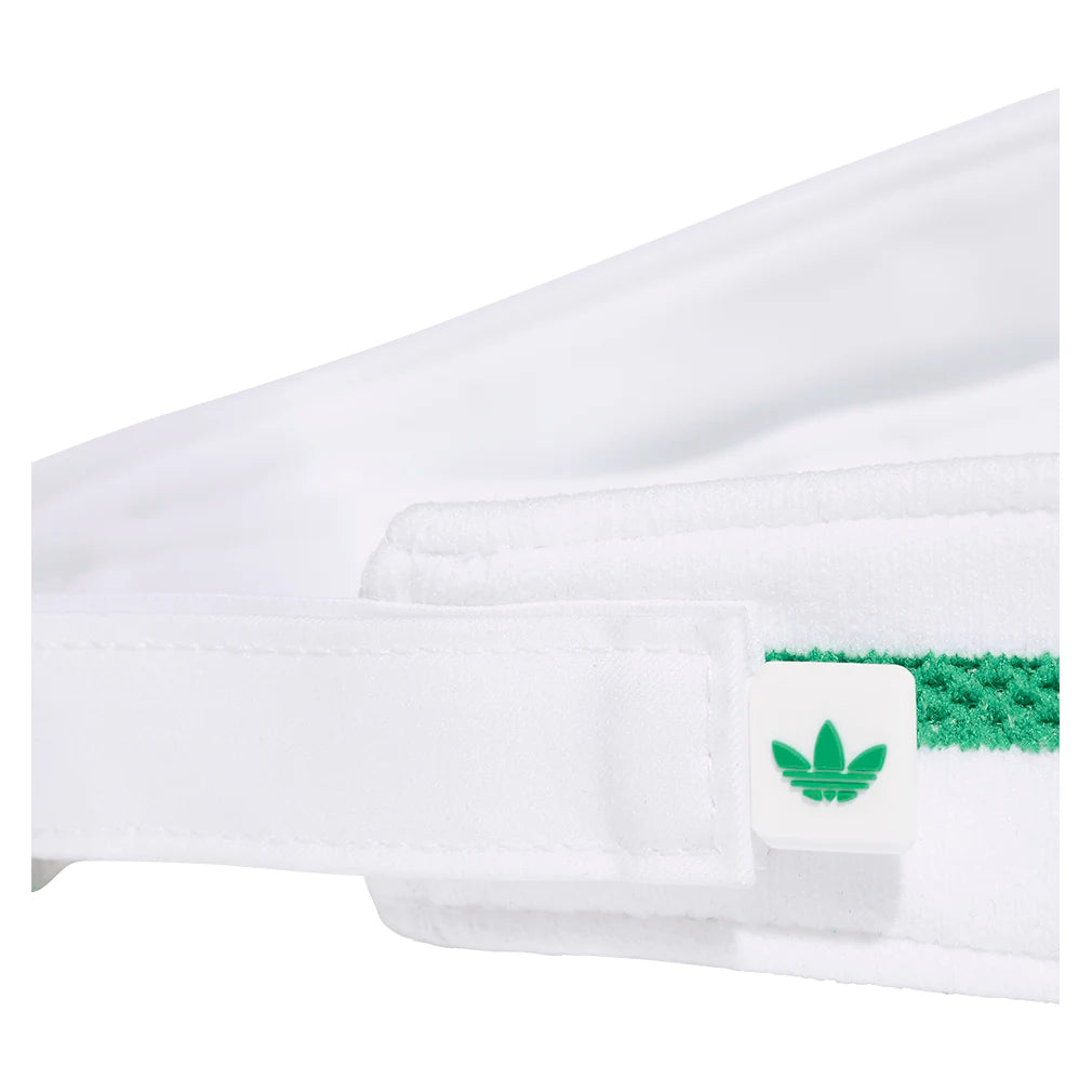 Adidas CLIMACOOL OG Tennis Visor - White & Green | Breathable Sun Hat for Men & Women | Perfect for Tennis, Golf, Running & Outdoor Sports