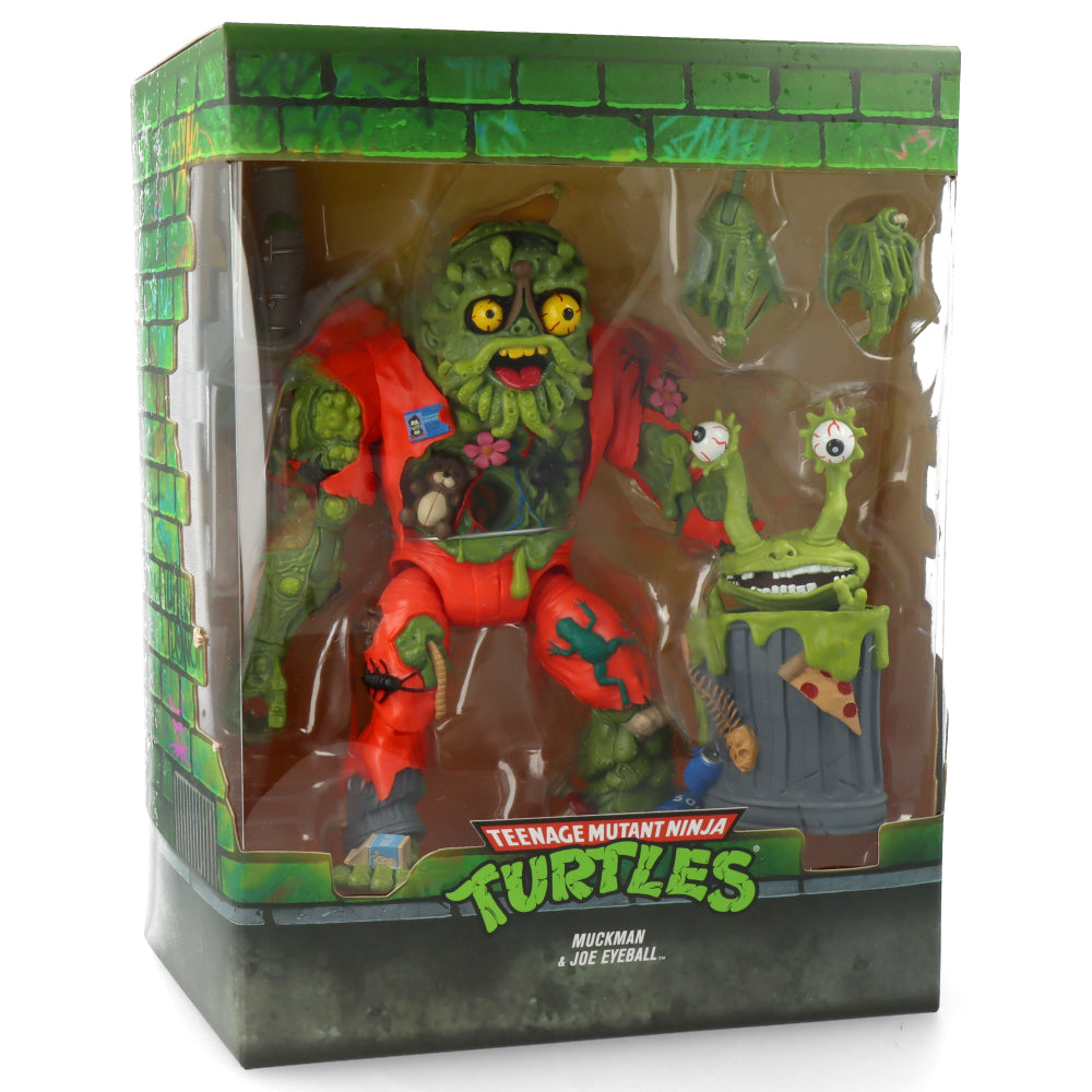 Muckman & Joe Eyeball Action Figures - TMNT Ninja Turtles Ultimates Collectible Toys for Fans and Display Scenes