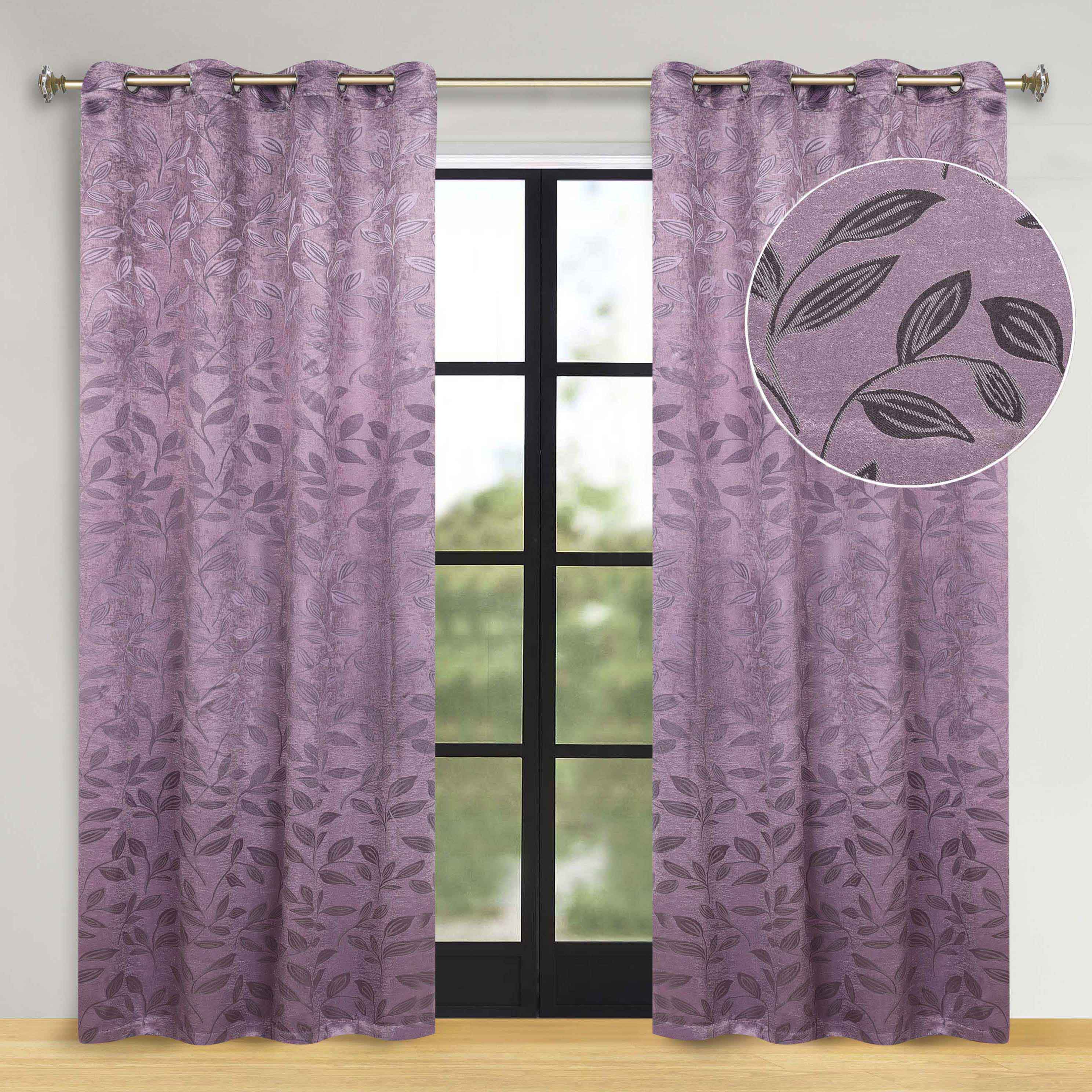 Machine Washable Blackout Curtains for Bedroom - Set of 2 Panels, Thermal Insulated Room Darkening Drapes for Nursery, Living Room & Home Theater