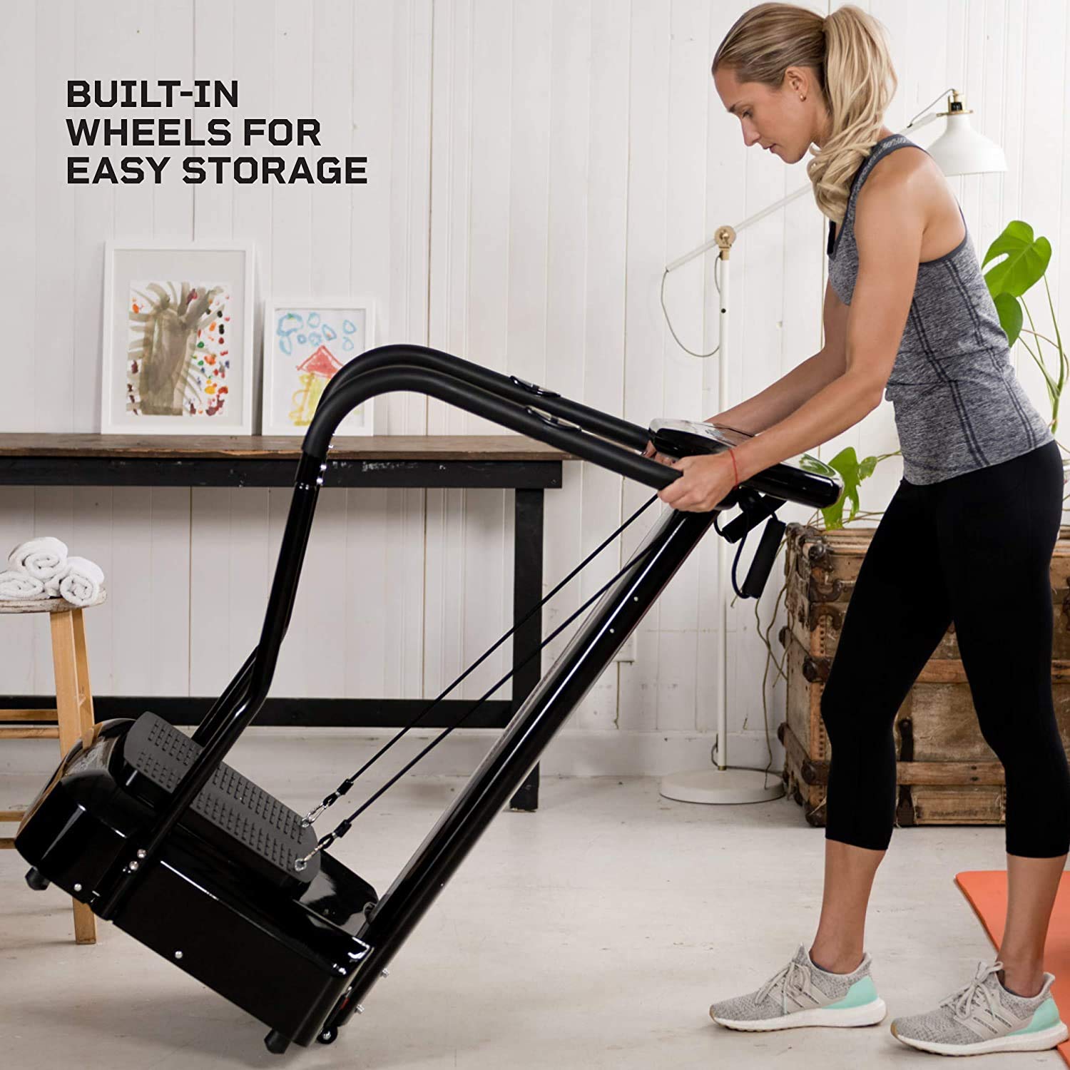 LifePro Rhythm Vibration Plate Machine - Professional Whole Body Vibration Platform for Home Gym, Cardio Workout & Weight Loss - Perfect for Home Fitness, Muscle Recovery & Cellulite Reduction