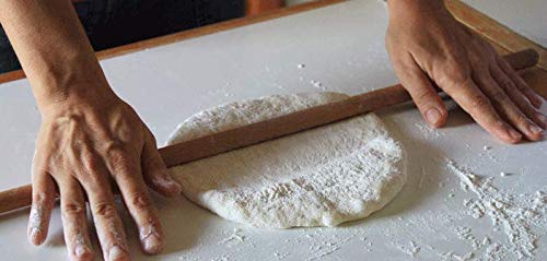 Premium Hardwood Rolling Pin for Baking - 31 Inch Dough Roller for Pizza, Pasta, Pastry & Cookies - Heavy Duty Kitchen Utensil with Sturdy Handle - Perfect for Home Bakers & Professional Chefs