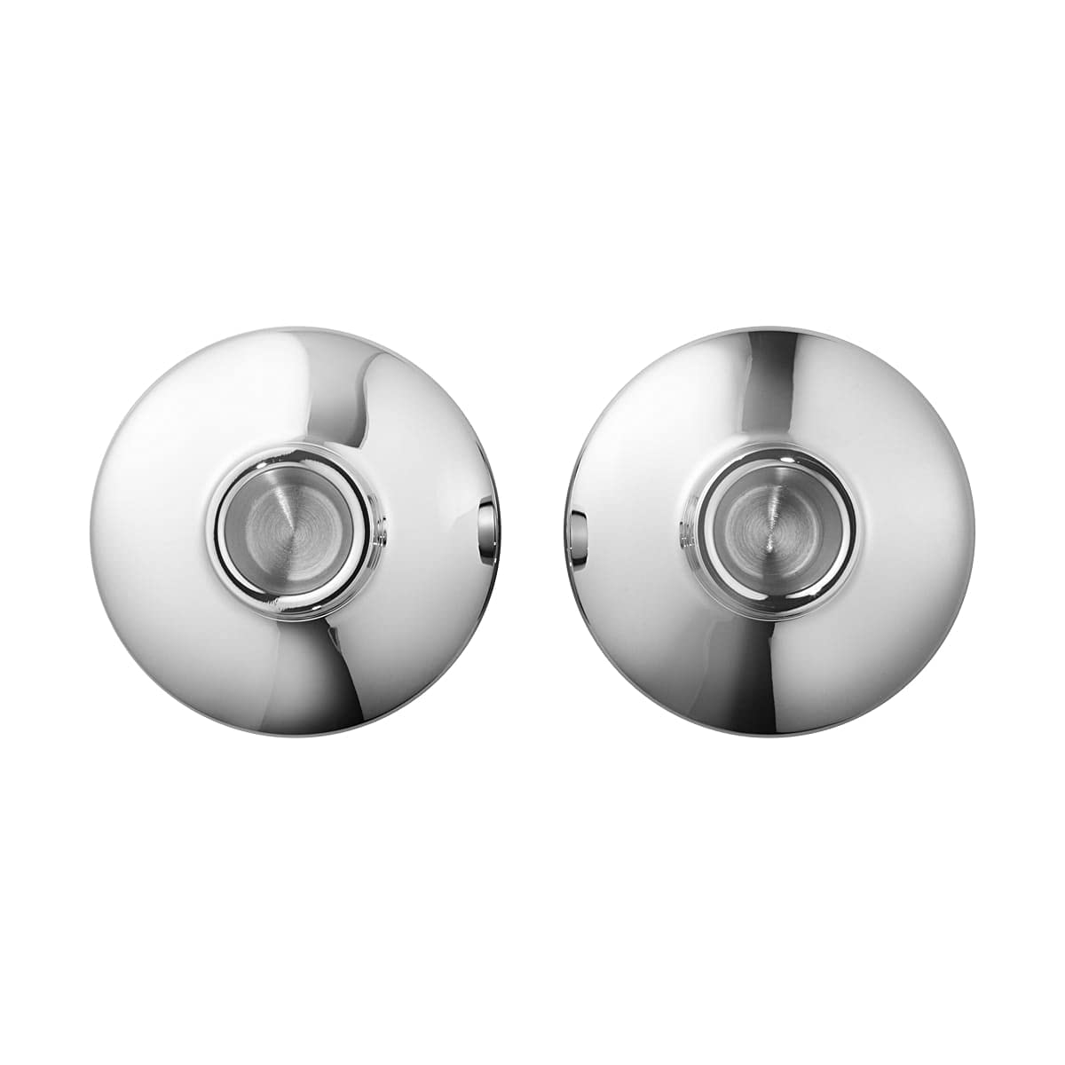 Georg Jensen Henning Koppel Modern Candle Holders - Set of 2 Stainless Steel Home Decor for Dining Table, Living Room & Wedding Centerpieces