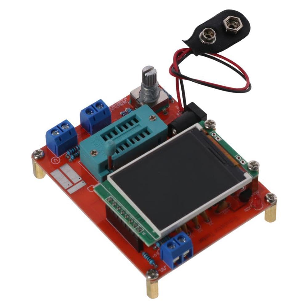 GM328 Multifunctional Transistor Tester - Digital Capacitance Meter, PWM Frequency Counter, Component Analyzer | Perfect for Electronics Repair, DIY Projects & Circuit Testing