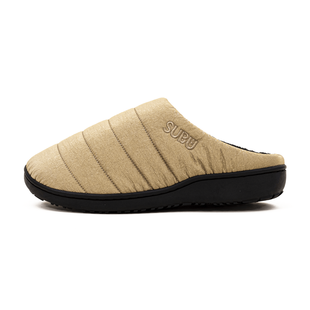SUBU Tokyo Cozy Winter Slippers for Women - Soft Fleece-Lined House Shoes with Non-Slip Sole, Beige - Perfect for Indoor Comfort, Lounge Wear & Gift Giving