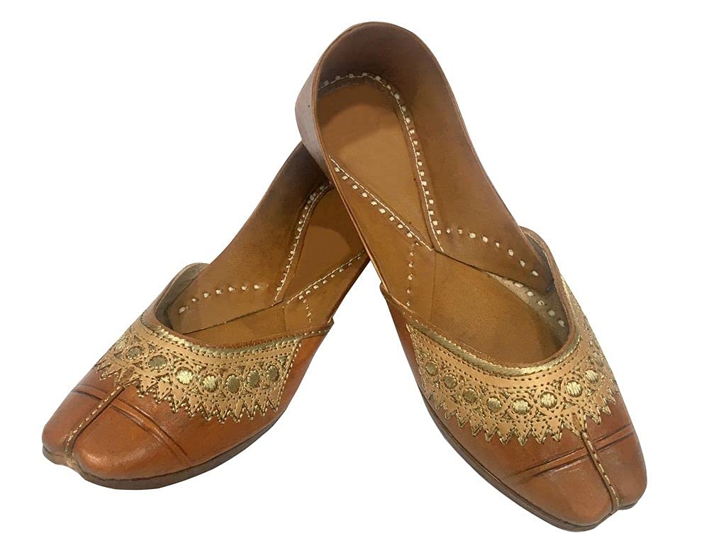 Handmade Punjabi Jutti Khussa Shoes - Embroidered & Beaded Traditional Indian Footwear for Weddings, Parties & Ethnic Fashion