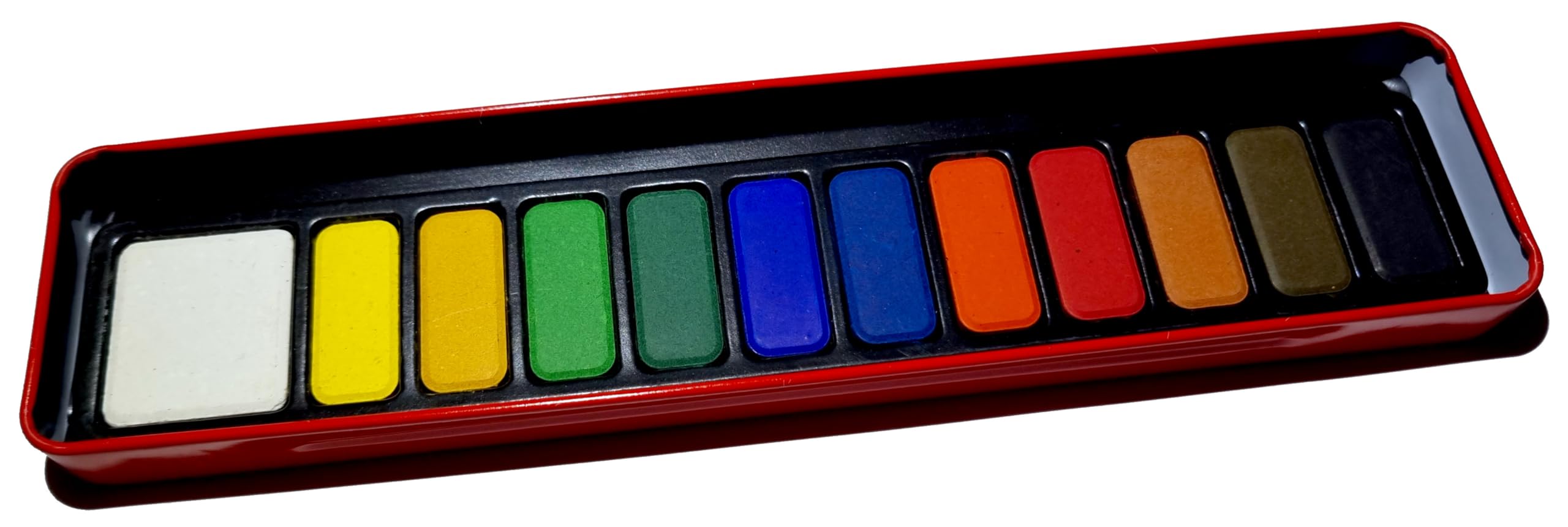 Professional Artist Watercolor Paint Set - 12 Vibrant Colors in Tin Box for Painting, Sketching & DIY Art Projects - Perfect for Beginners & Professionals