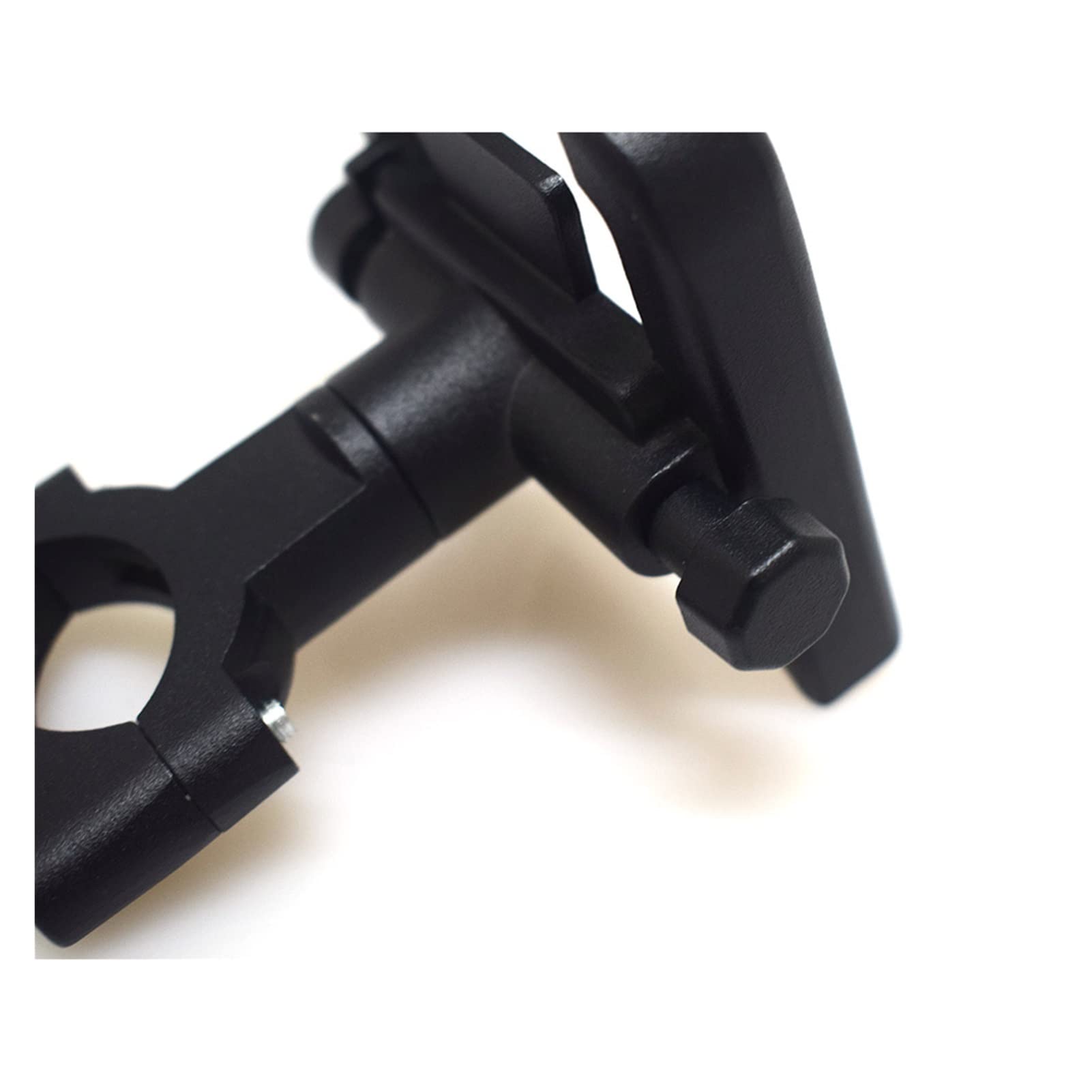 Black Motorcycle Phone Mount for BMW F800GS - Universal Handlebar GPS Phone Holder Bracket for Safe Riding & Navigation Accessories - Perfect for Adventure Biking & Road Trips