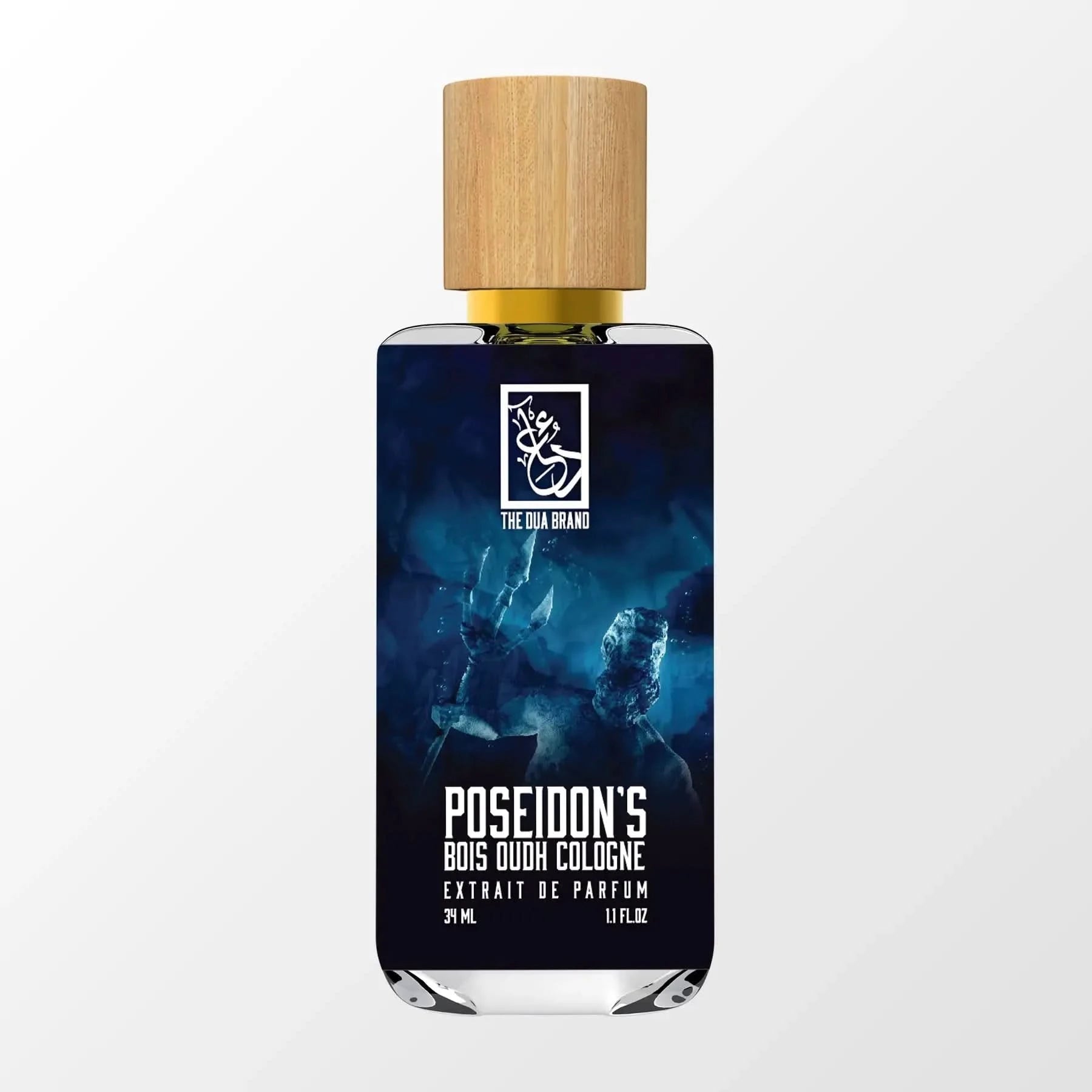 Poseidon's Bois Oudh Cologne for Men - Premium Long Lasting Woody Fragrance - Perfect for Date Night, Office & Special Occasions