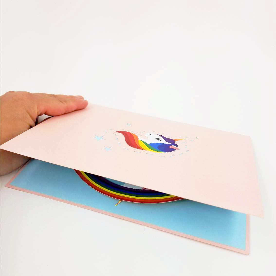 Magical Unicorn Pop Up Card for Birthdays & Special Occasions