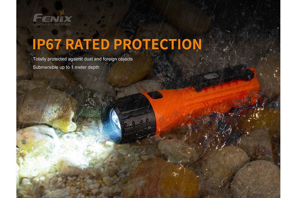 Fenix WF11E Intrinsically Safe Flashlight - Explosion Proof LED Work Light for Hazardous Areas | Perfect for Oil Rig, Mining, Chemical Plant & Emergency Use