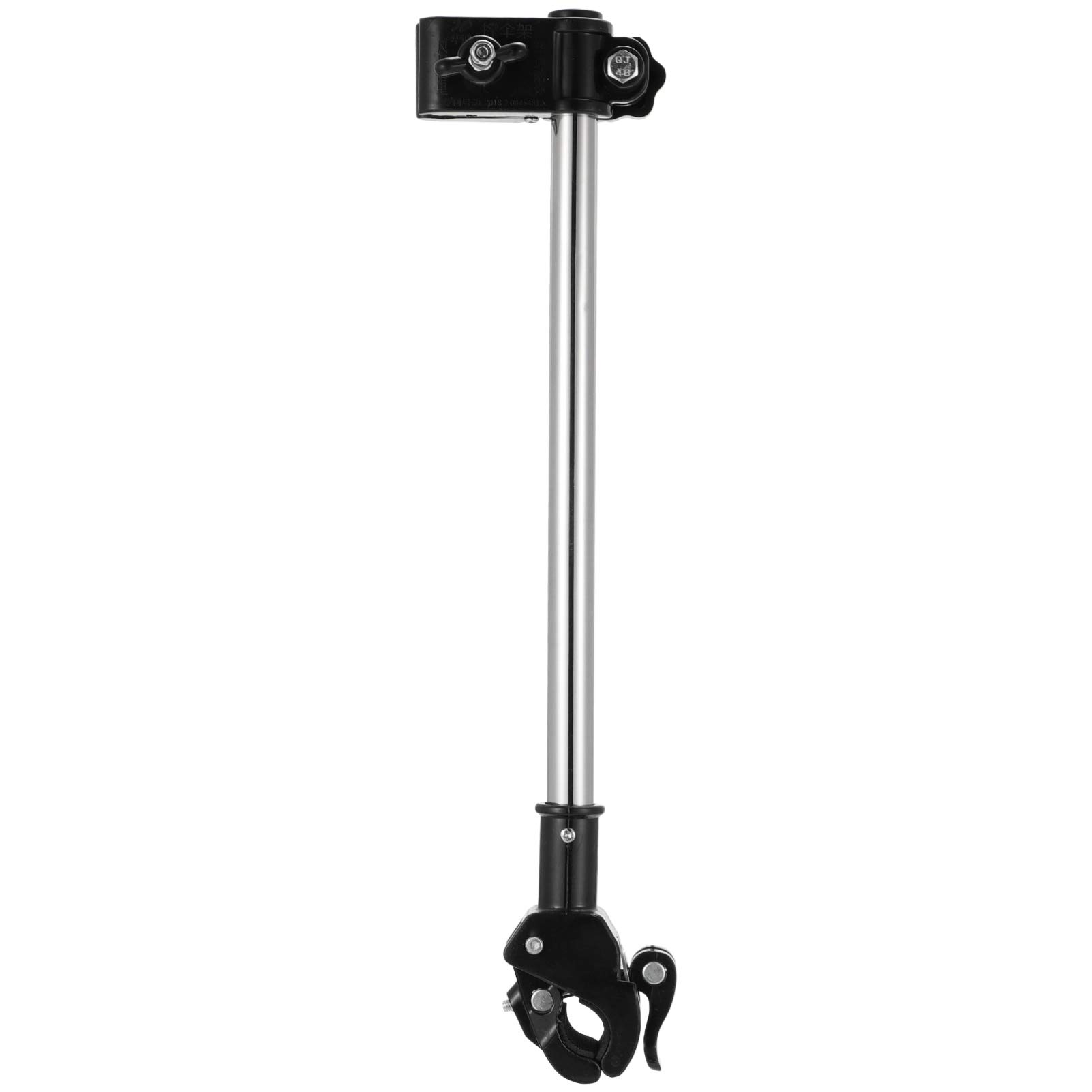 Wakauto Universal Bike Stand & Umbrella Holder - Adjustable Bicycle Mount for Strollers, Wheelchairs & More - Durable Black Frame for Outdoor Cycling, Walking & Picnics