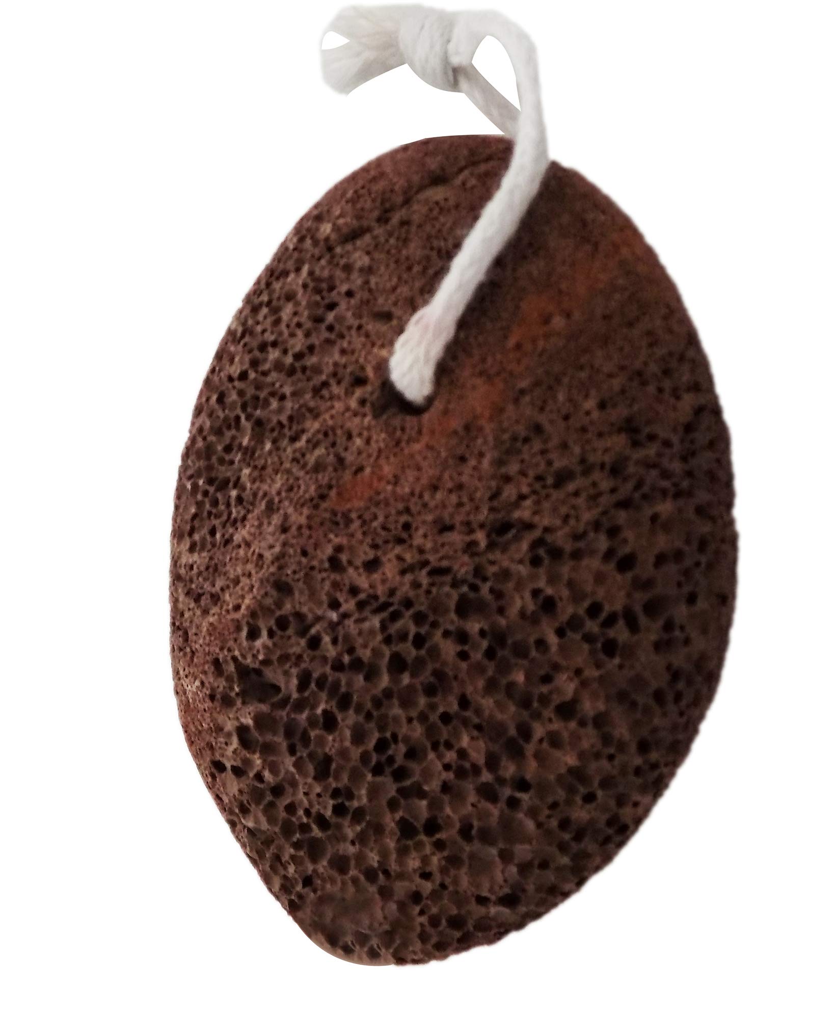 Kabello Foot Scrubber & Pumice Stone for Dead Skin Removal - Exfoliating Foot File for Men & Women - Brown (Pack of 1) - Perfect for Pedicures, Callus Removal & Soft Feet Care at Home