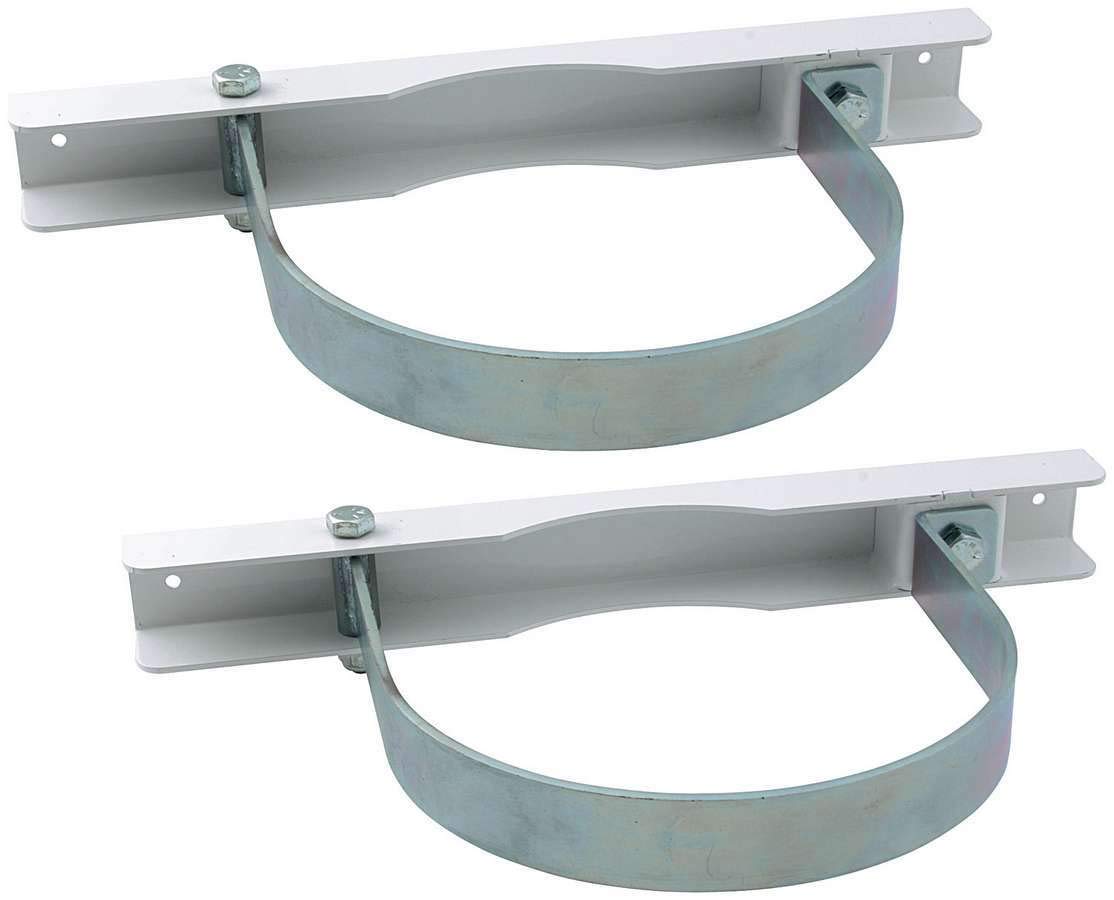 Allstar Performance ALL12210 Steel Nitrogen Bottle Holder Pair - Heavy Duty Automotive Racing Bottle Mount for Drag Racing, Track Use & Off-Road Vehicles