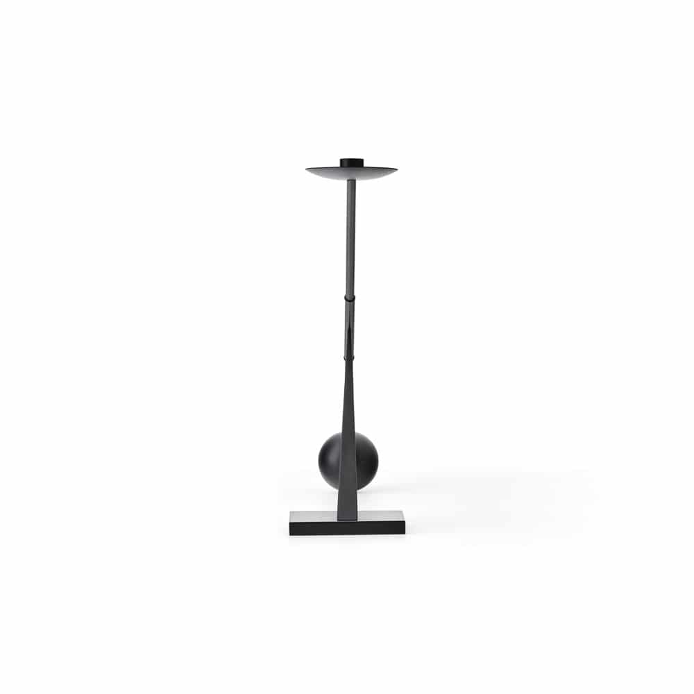 AUDO CPH Interconnect Candle Holder - 27.5 Inch Black Steel Modern Candle Stand for Home Decor, Wedding Centerpiece, and Outdoor Dining Table Setting