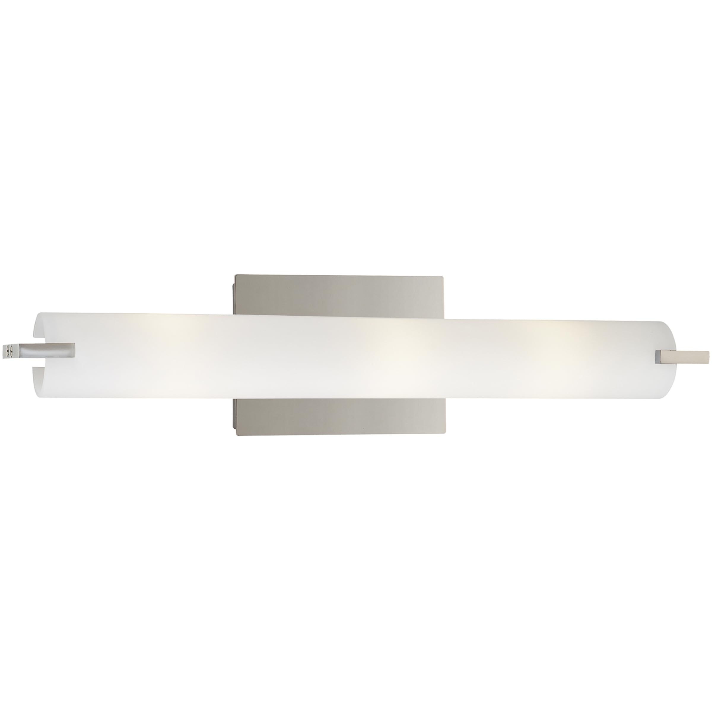 GEORGE KOVACS P5044-077 Chrome 3-Light Tube Vanity Bathroom Light Fixture, 180W, 4.75