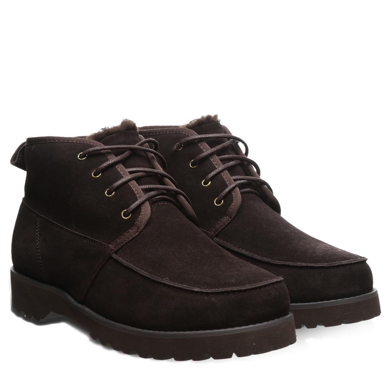 BEARPAW Men's Kyle Boot - Classic Suede Lace-Up Boots for Men | Comfortable Winter & Outdoor Hiking Boots | Perfect for Casual Wear, Camping and Daily Use