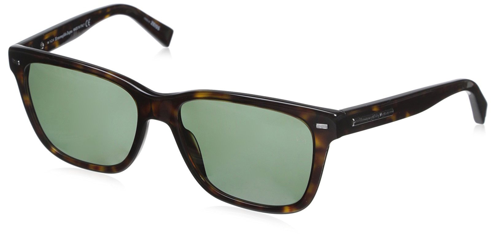 Ermenegildo Zegna Men's EZ0002 Polarized Sunglasses for UV Protection - Classic Aviator Style for Driving, Travel & Outdoor Activities