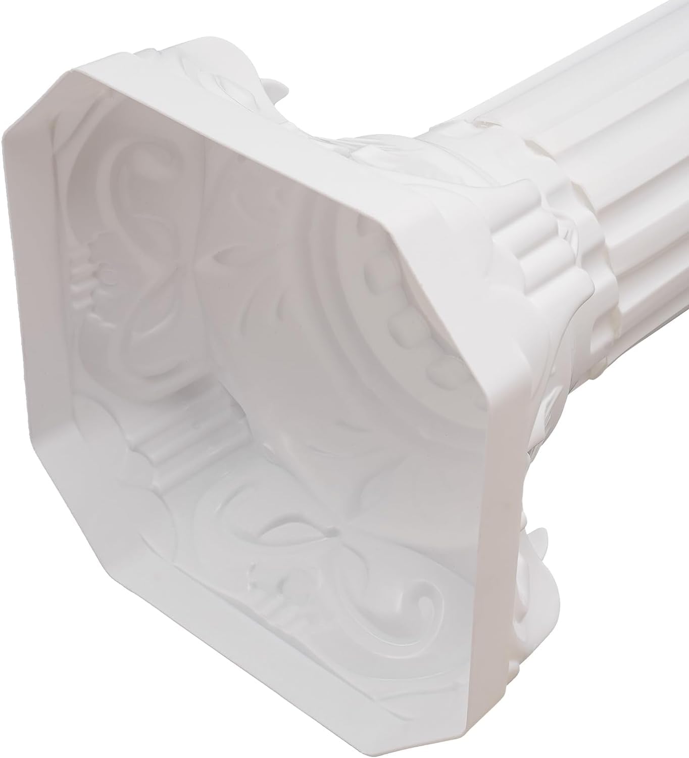 4PCS White Roman Column Set - 10.63x34.65in Hollow Wedding Pillars for Party Decor, Floral Arrangements & Event Centerpieces | Elegant Wedding Arch, Garden Decor & Home Decoration Accents