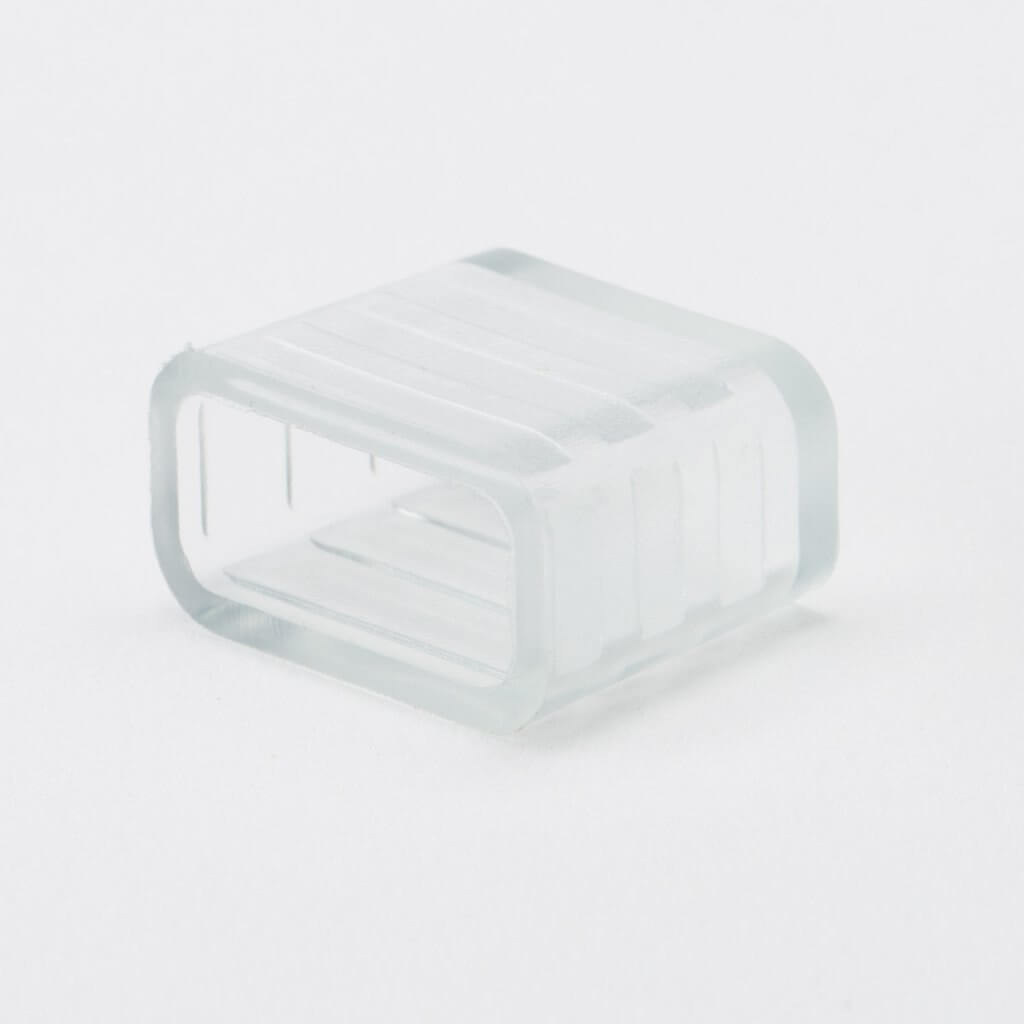 RGB LED Strip Light End Caps - 120V Connectors for LED Light Accessories - Perfect for Home Decoration, DIY Projects, and Party Lighting
