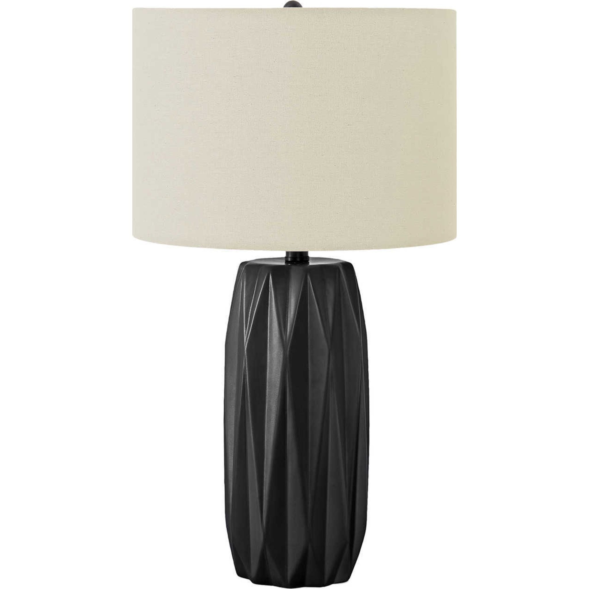 Amelia Table Lamp - 25 Inch Modern LED Desk Light for Home Office, Bedroom & Living Room - Warm White & Cool White Dimmable Lighting