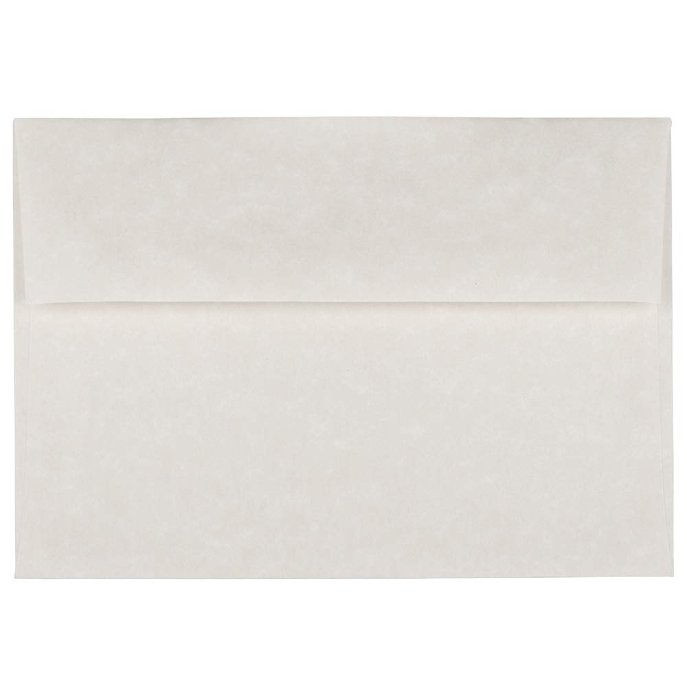 JAM PAPER A7 Parchment Invitation Envelopes 5.25 x 7.25 Inches - 1000 Pack White Recycled Paper Envelopes for Wedding, Graduation, Party & Business Invitations - Bulk Envelopes for Greeting Cards & Stationery
