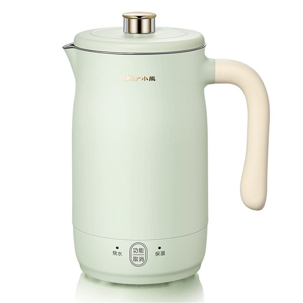 Stainless Steel Electric Kettle with Keep Warm Function - BPA Free Cordless Water Boiler with Auto Shut Off & Boil Dry Protection - Fast Heating & Temperature Control - Perfect for Home, Office & Tea Lovers (Green)
