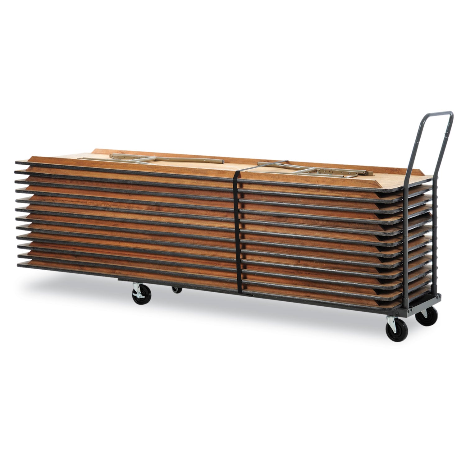 Alera® Heavy-Duty Metal Chair & Table Cart - 600 lb Capacity, Adjustable Size 20.86
